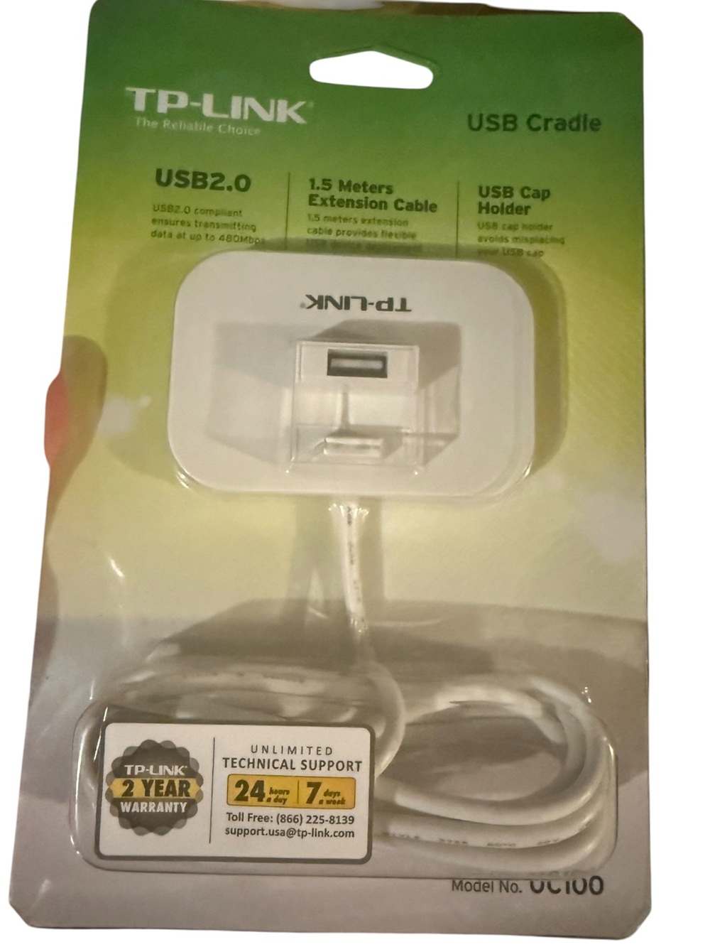 TP-Link USB Cradle UC100 USB Extension Cable Cord 4.9ft